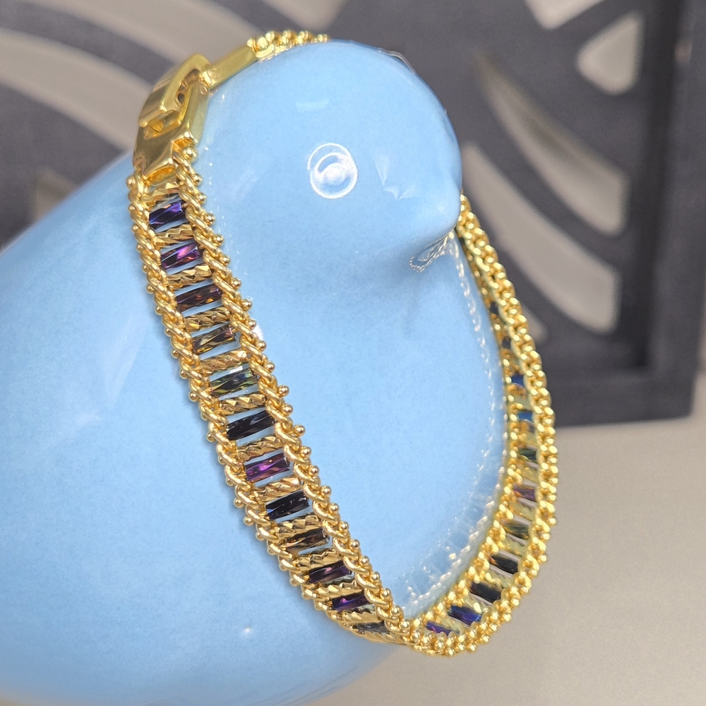 Premier Designs Calypso Carnival Gold Tone Bracelet